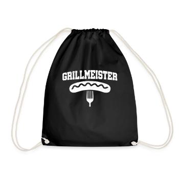Grillmeister - Turnbeutel - Schwarz - Vorne
