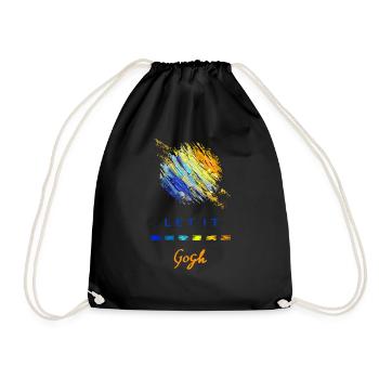 Vincent Van Gogh Résumé de Let It Gogh - Sac de sport léger - noir - Devant