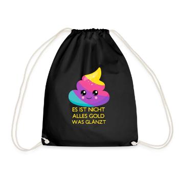 L'or brille - Sac de sport léger - noir - Devant