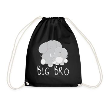big bro - Turnbeutel - Schwarz - Vorne