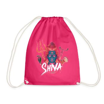 Gottheit Hinduismus Shiva Geschenk - Turnbeutel - Fuchsia - Vorne