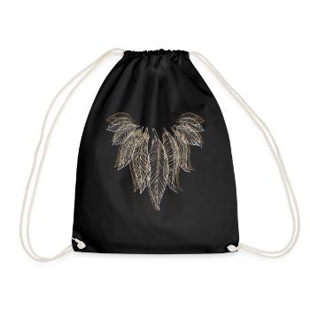 Capteur de rêves talisman - Sac de sport léger - noir - Devant