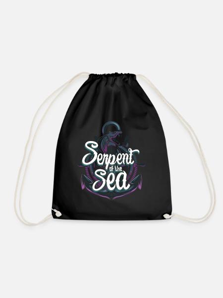 serpent de mer - Sac de sport léger - noir