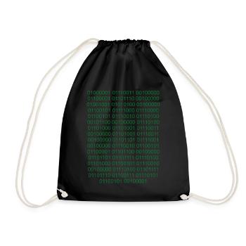 Binaire Code informatique Computer Nerd - Sac de sport léger - noir - Devant