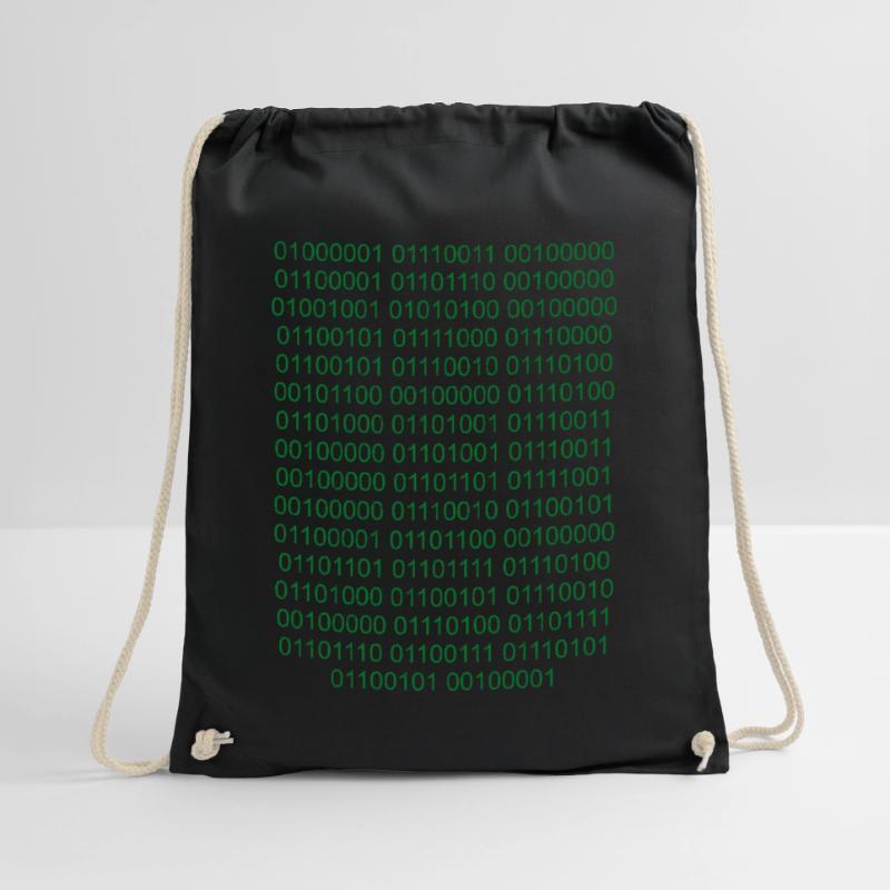 Binary Code Computer Scientist Nerd Drawstring Bag