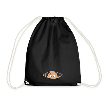 ventre de bébé - Sac de sport léger - noir - Devant