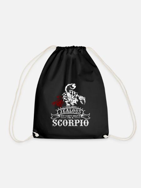 Sternzeichen Skorpion Scorpio Zodiac Modern - Turnbeutel - Schwarz
