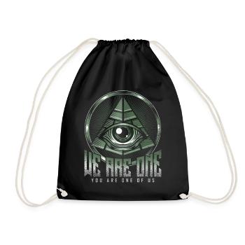 Œil de pyramide - Sac de sport léger - noir - Devant