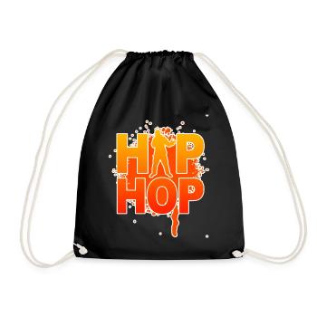 Hip hop - Sac de sport léger - noir - Devant