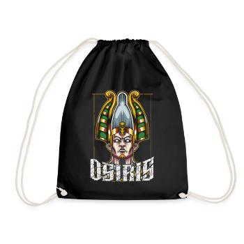 Osiris Mythologie Gott Gottheit Ägyptisch Nil - Turnbeutel - Schwarz - Vorne