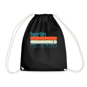 T-shirt Berlin T-shirt Berlin Vintage - Sac de sport léger - noir - Devant