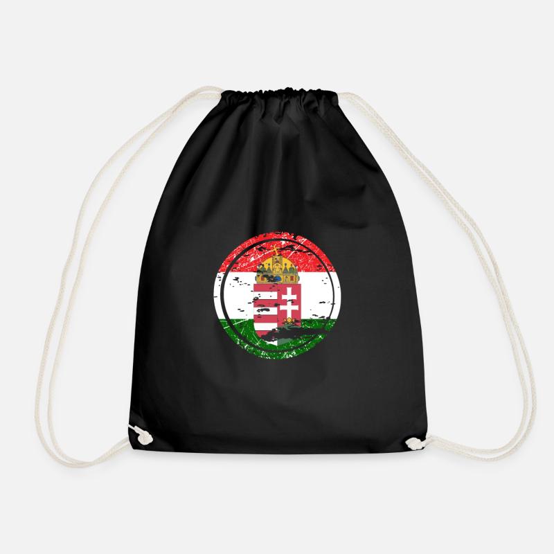 Ungarn Emblem geschenk - Turnbeutel - Schwarz