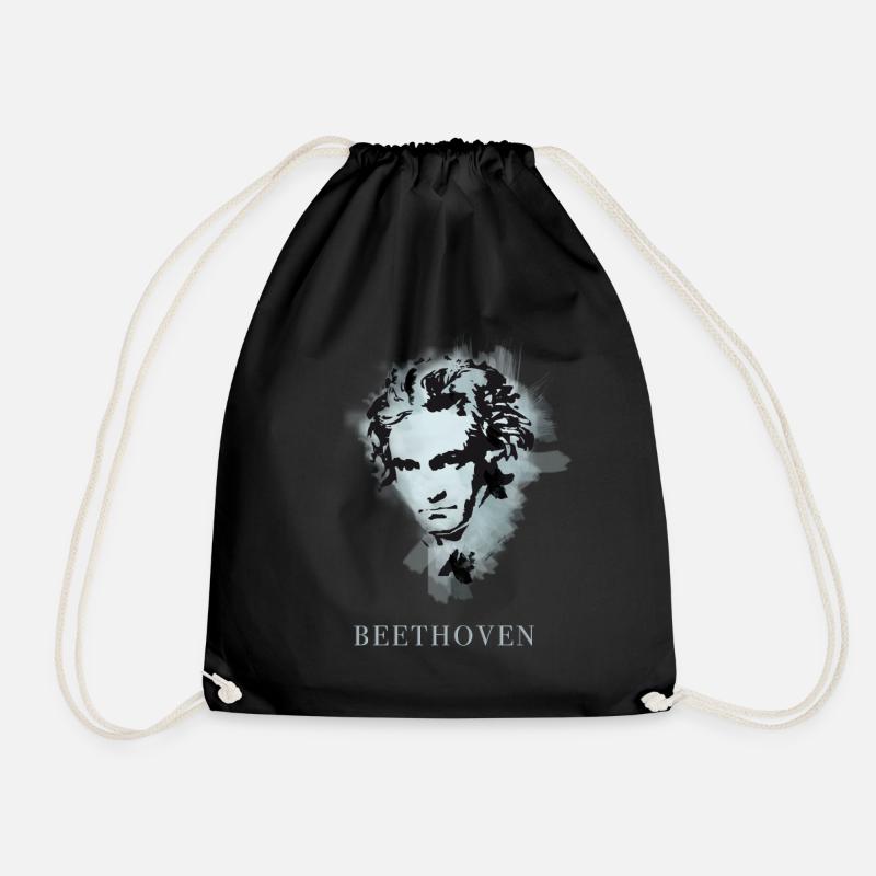 beethoven classique musique compositeur concert sourd pop - Sac de sport léger - noir
