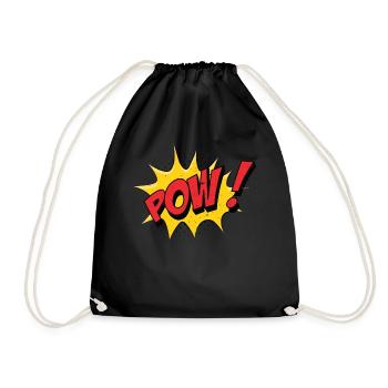 PRISONNIER DE GUERRE! Comic Speech Bubble - Dessin animé Drôle Pop Art - Sac de sport léger - noir - Devant
