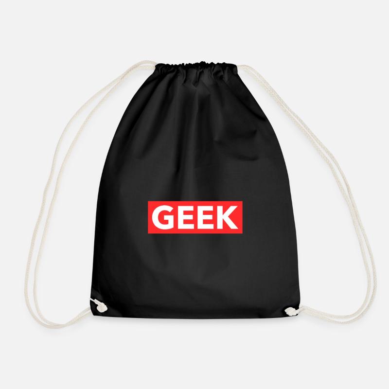 Geek - Turnbeutel - Schwarz