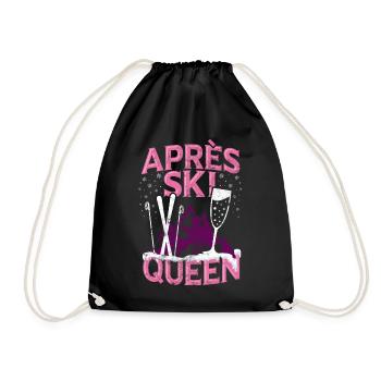 Drôle Sports d'hiver Après Ski Party Fun Gift - Sac de sport léger - noir - Devant