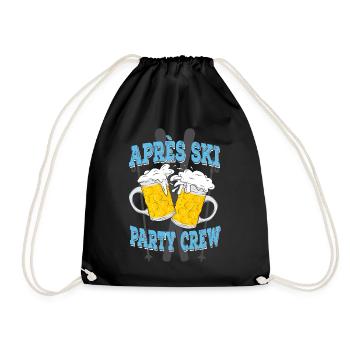 Fun Après-Ski Party Winter Fun Fun Gift - Sac de sport léger - noir - Devant
