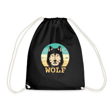 Wolf - Sac de sport léger - noir - Devant