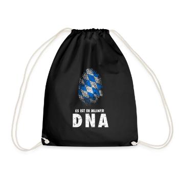 DNA Bayern - Turnbeutel - Schwarz - Vorne