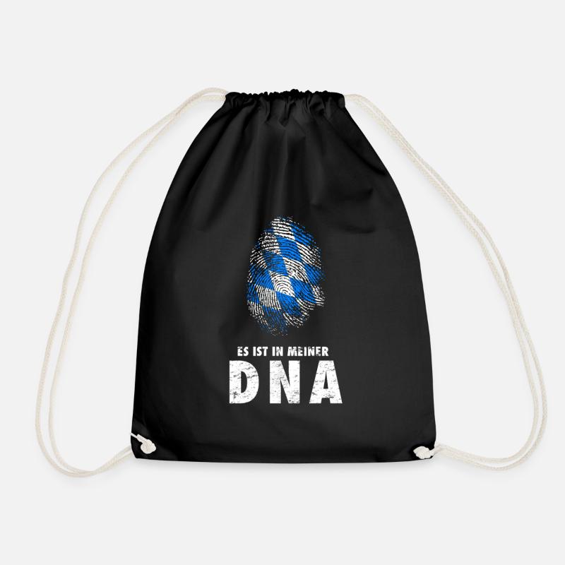 DNA Bavaria - Drawstring Bag - black