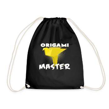 origami - Sac de sport léger - noir - Devant