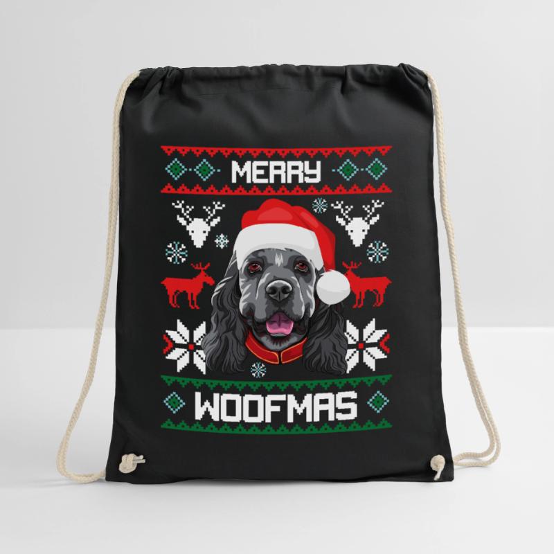 Pull moche de chien de cocker de chien de merde Woofma Sac de sport léger