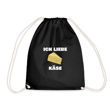 J'adore le fromage - Sac de sport léger - noir - Devant