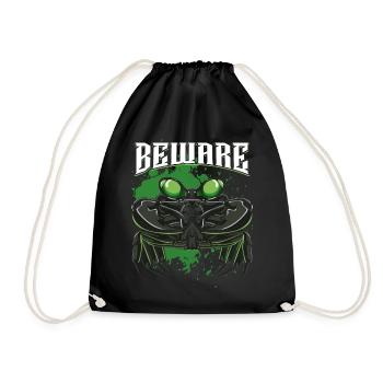 Krabbe - Turnbeutel - Schwarz - Vorne