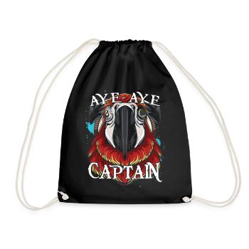 perroquet - Sac de sport léger - noir - Devant
