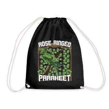 perroquet - Sac de sport léger - noir - Devant