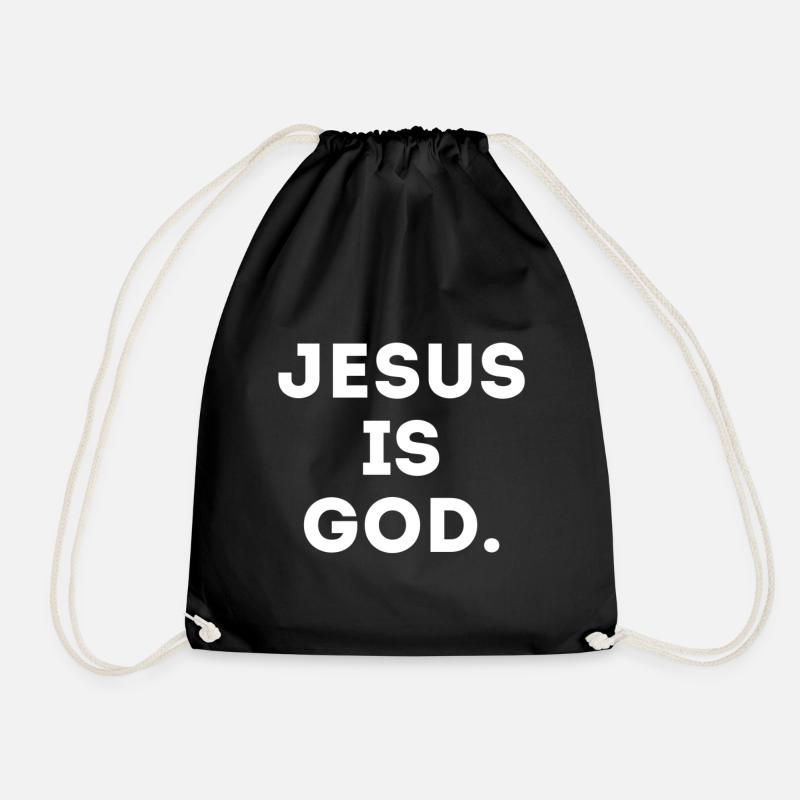 Jesus - Turnbeutel - Schwarz