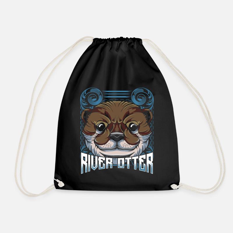 Otter - Turnbeutel - Schwarz