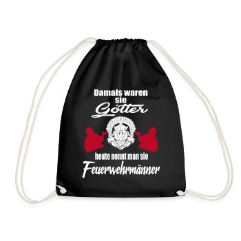 Pompier - Sac de sport léger - noir - Devant