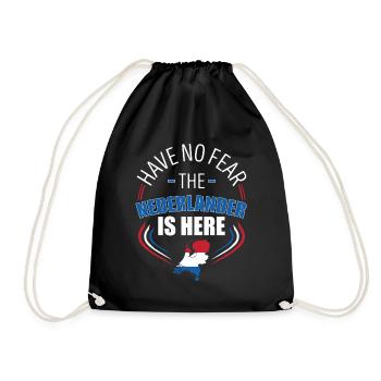 Ne vous inquiétez pas, le Nederlander est là - Sac de sport léger - noir - Devant