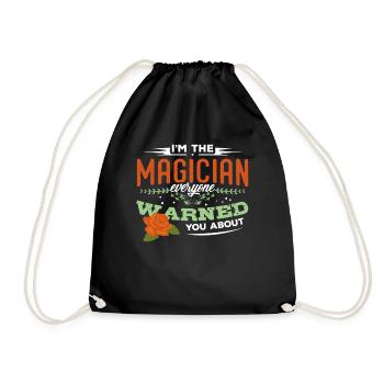 Magiciens Magicien Magicien Magicien Cadeau de sorcellerie - Sac de sport léger - noir - Devant