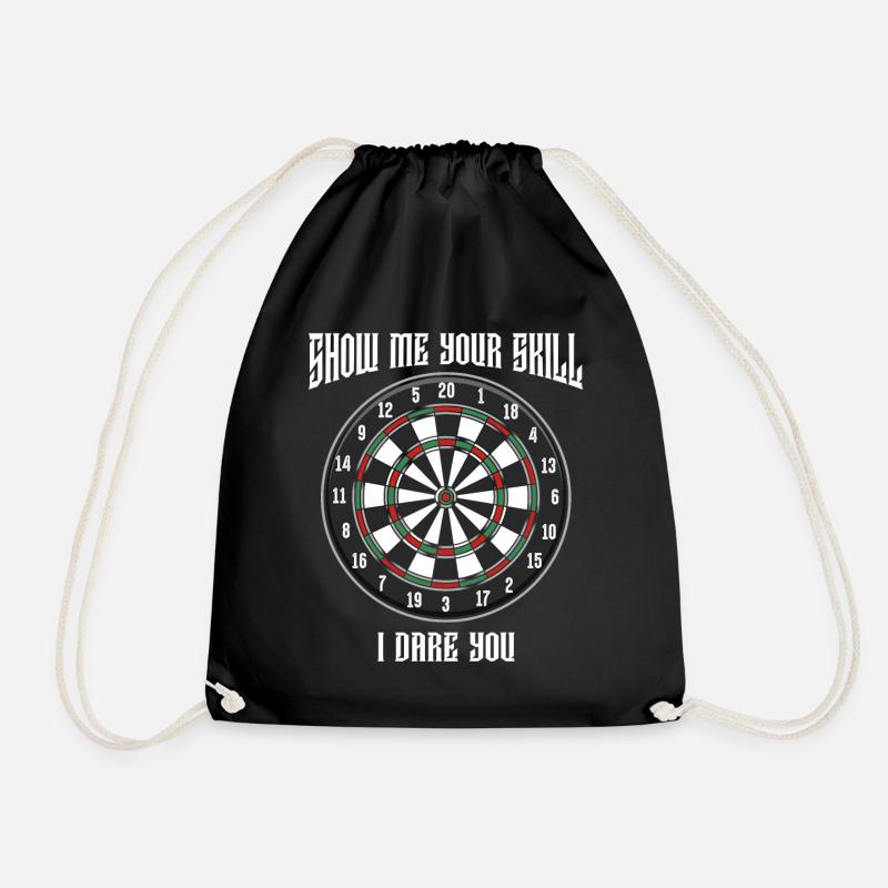 jeu de fléchettes - Sac de sport léger - noir