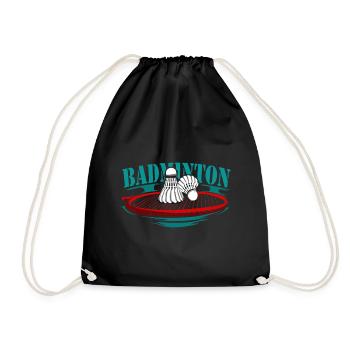 Sports de raquette de badminton - Sac de sport léger - noir - Devant