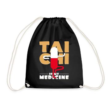 Tai chi - Drawstring Bag - black - Front