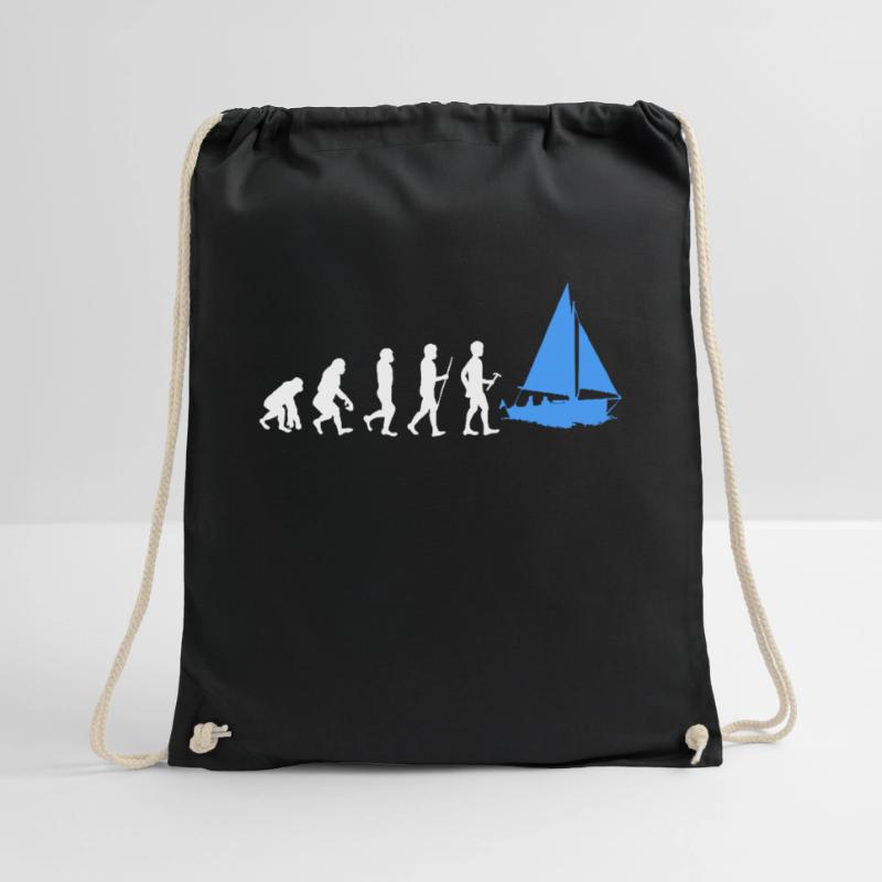 Sailing evolution Drawstring Bag