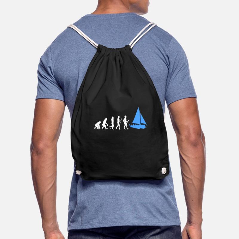 Sailing evolution Drawstring Bag