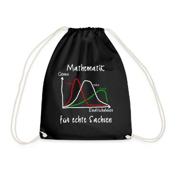 Ditschn - Mathématiques pour la vraie Saxe - Sac de sport léger - noir - Devant