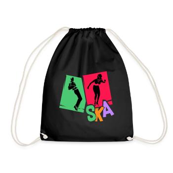 Musique ska - Sac de sport léger - noir - Devant