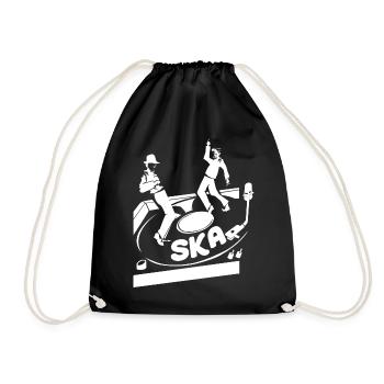 Genre de musique ska - Sac de sport léger - noir - Devant