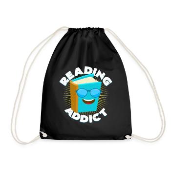 Addict de lecture | Livres lus Bookaholic Gift - Sac de sport léger - noir - Devant