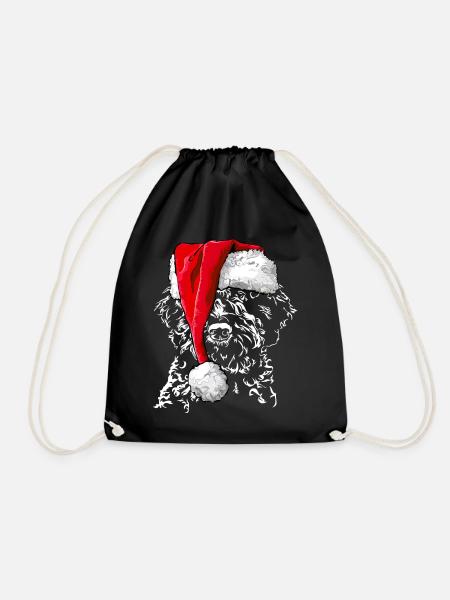 LAGOTTO ROMAGNOLO Weihnachten Mütze Wilsigns Hunde - Turnbeutel - Schwarz