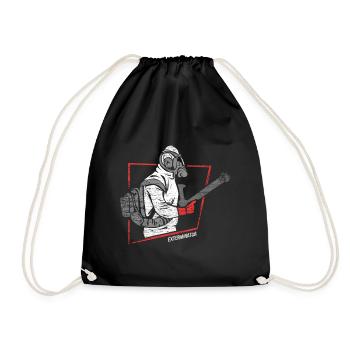 Kammerjäger Schädling Geschenk - Turnbeutel - Schwarz - Vorne