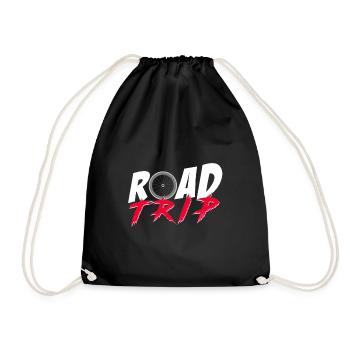 Road Trip Design - Turnbeutel - Schwarz - Vorne