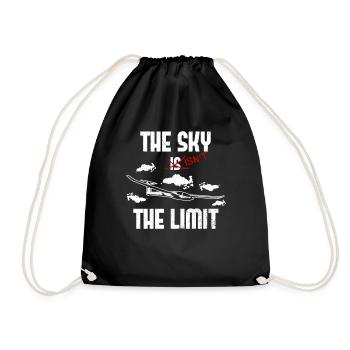Vol à voile Cadeau Pilote Glider - Sac de sport léger - noir - Devant