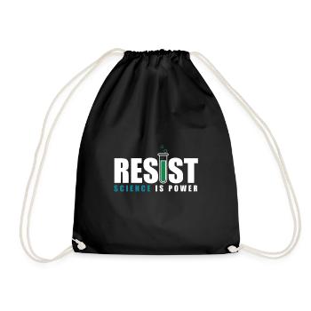 Science Gift Science - Drawstring Bag - black - Front