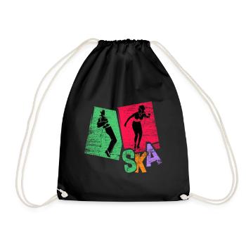 Cadeau de musique ska - Sac de sport léger - noir - Devant